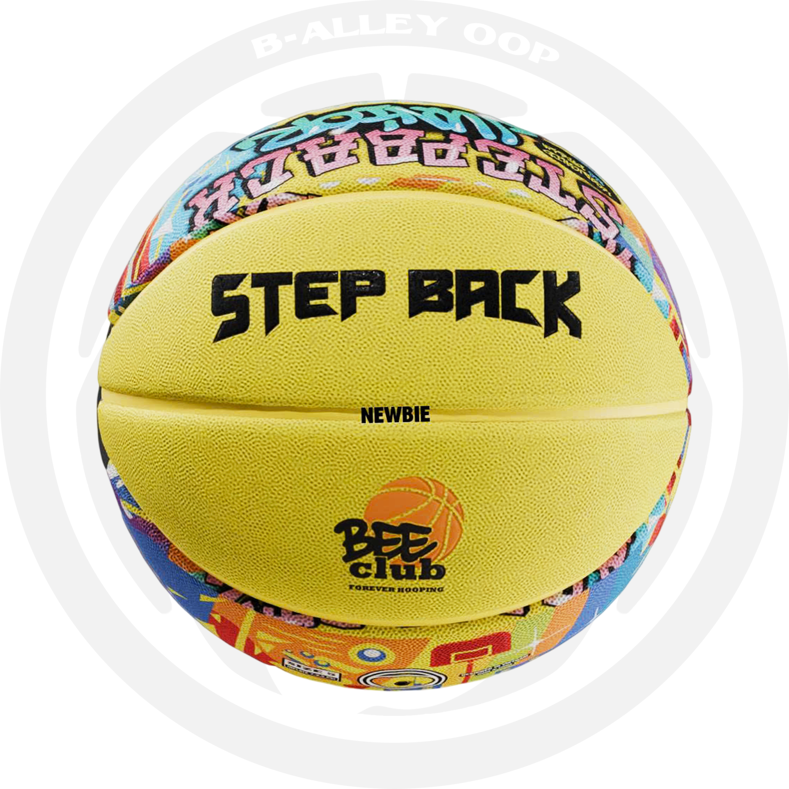 Quả Bóng Rổ Newbee Yellow Stepback  Số 5 - Số 6