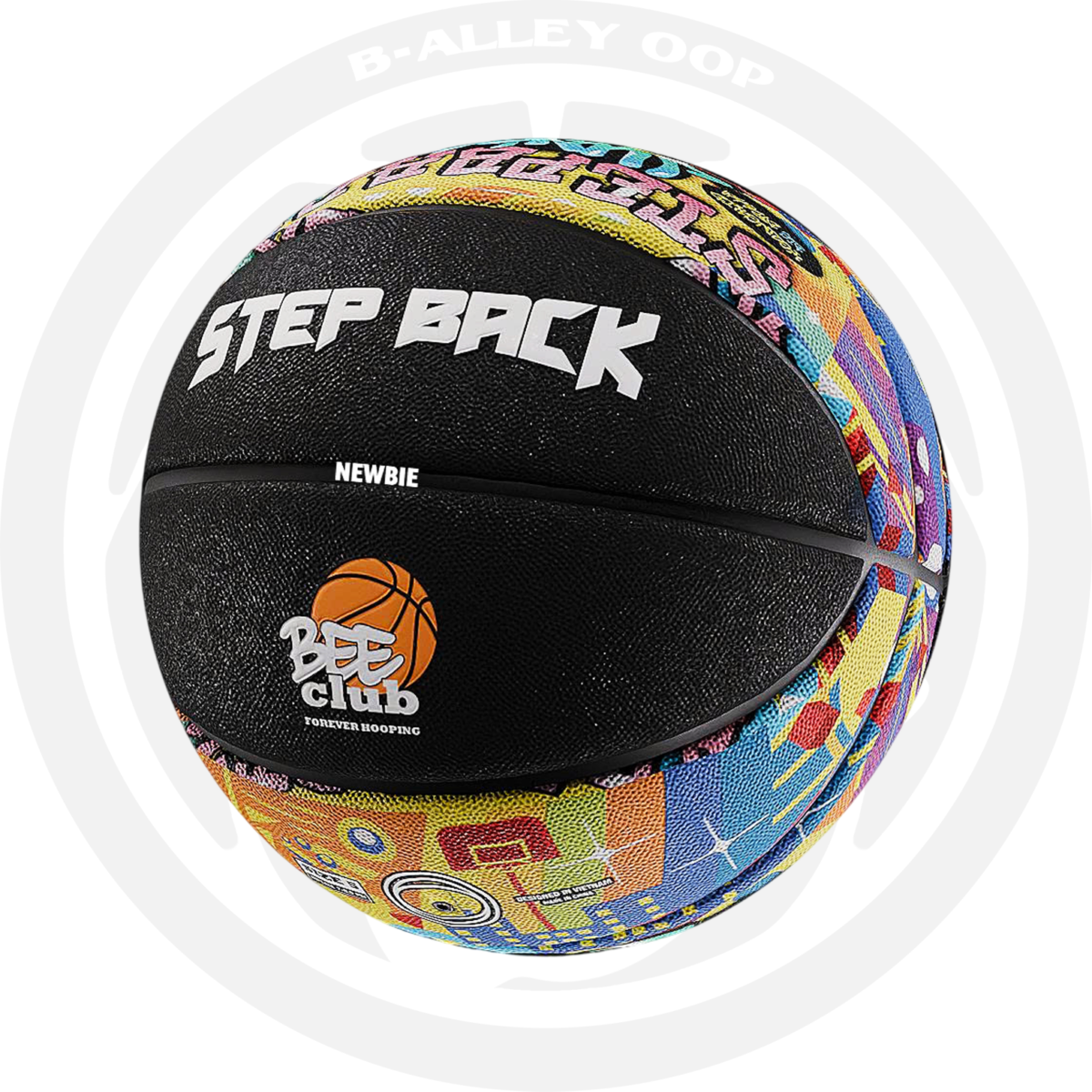Quả Bóng Rổ Newbee Black Stepback  Số 5 - Số 6