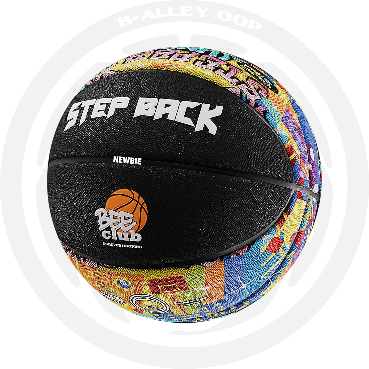 Quả Bóng Rổ Newbee Black Stepback  Số 5 - Số 6